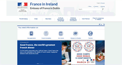 Desktop Screenshot of ambafrance-ie.org